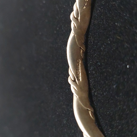 Vintage 925 Silver Bracelet .Mexico .Just a little Tarnishing - Picture 2 of 6